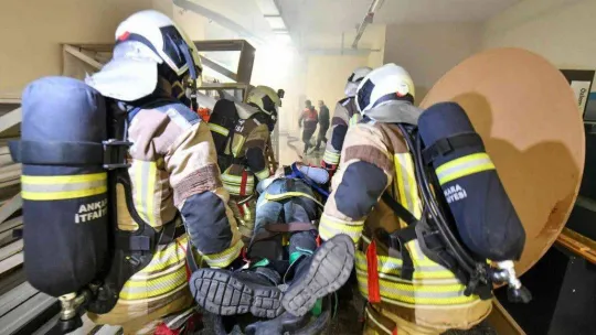 Ankara Büyükşehir'den Düzce Depremi'nin yıl dönümünde anlamlı tatbikat