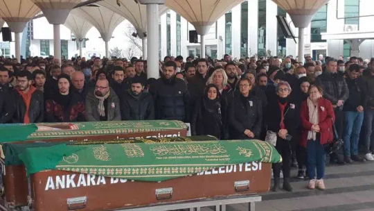 Ankara'da eski kocası tarafından öldürülen Pelin toprağa verildi