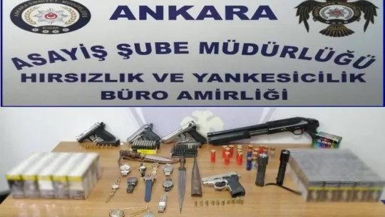 Ankara'da hırsızlık çetesine 'Keklik' operasyonu