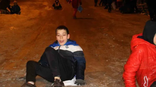 Ankara'da karın keyfini çocukları çıkardı