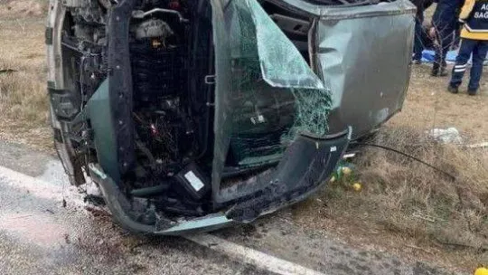 Ankara'da trafik kazası: 1 ölü, 1 yaralı