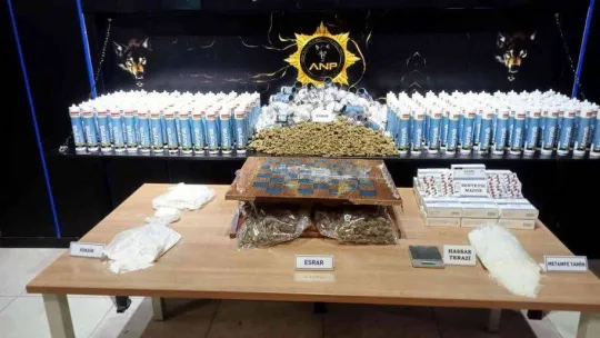 Ankara'daki 6 farklı narkotik operasyonunda 10 milyon liralık uyuşturucu ele geçirildi