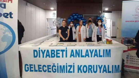 Ankara Şehir Hastanesi'nde '14 Kasım Dünya Diyabet Günü' etkinliği düzenlendi