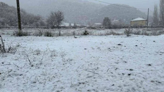Ankara'ya mevsimin ilk karı düştü
