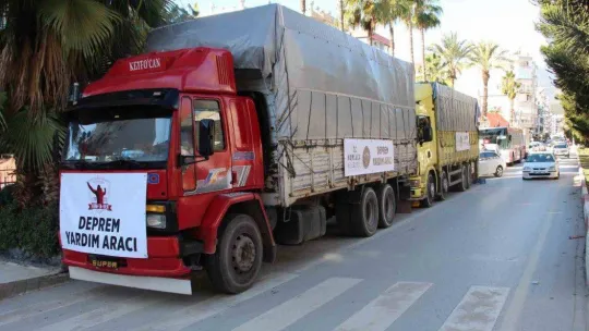 Antalya'dan afet bölgesine 100 ton sebze