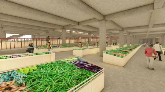 Arabayatağı'na modern pazar yeri