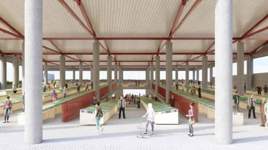 Arabayatağı'na modern pazar yeri