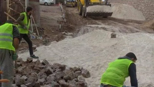 Assos Antik Liman yolunun yapımına başlandı