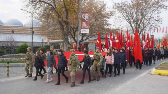 Atatürk'ün Edirne'ye gelişinin 92'nci yılı törenle kutlandı