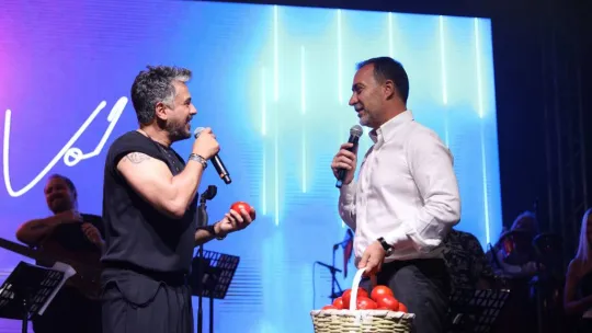 Silivri'de karpuz ve domatesler yarıştı