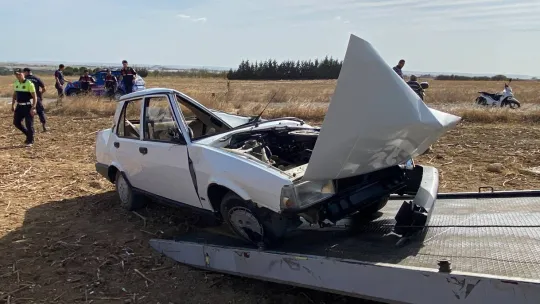 Otomobil takla attı: Genç kız hayatını kaybetti, iki arkadaşı yaralandı