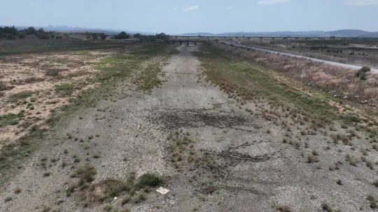 Büyükçekmece Gölünde kuraklık tehlikesi