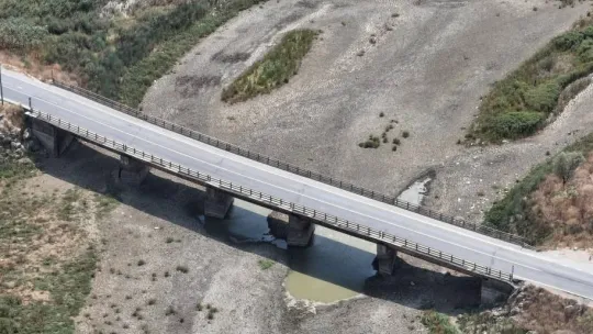 Büyükçekmece Gölünde kuraklık tehlikesi