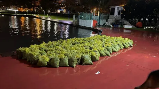İstanbul'da 4 ton kaçak midye ele geçirildi