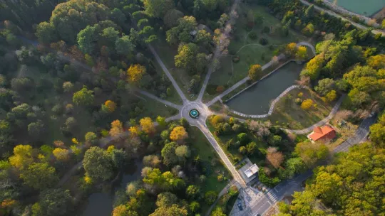 Atatürk Arboretumu'nda kartpostallık manzaralar