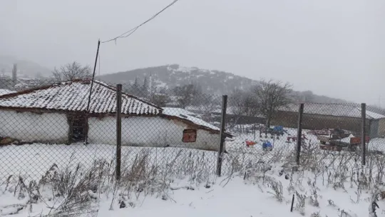 Uyarılar gerçeğe dönüştü: Edirne'de kar yağışı başladı
