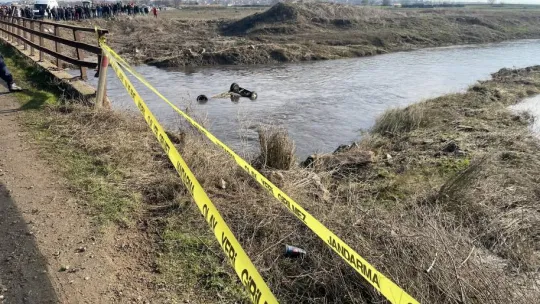 Kırklareli'nde nehre düşen aracın sürücüsü öldü