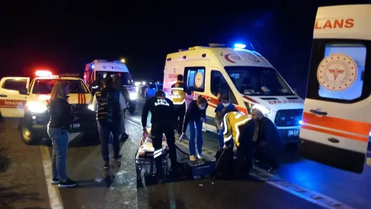 Çorlu'da feci kaza: 5 yaralı