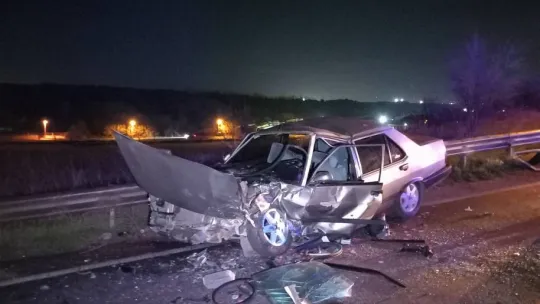 Çorlu'da feci kaza: 5 yaralı