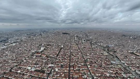 Betona boğulan İstanbul'da korkutan görüntü