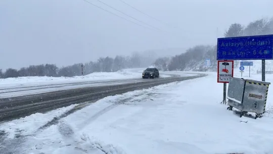 Kırklareli'nin yüksek kesimlerinde kar etkili oluyor
