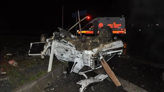 Tekirdağ'da feci kaza: 2'si ağır 5 yaralı