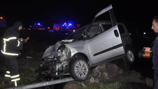 Tekirdağ'da feci kaza: 2'si ağır 5 yaralı