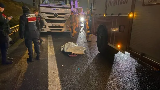 Kuzey Marmara Otoyolu'nda feci kaza: 1 ölü, 1 yaralı