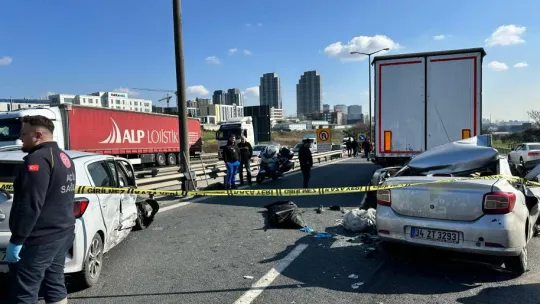 TEM Otoyolu'nda zincirleme trafik kazası: 1 ölü