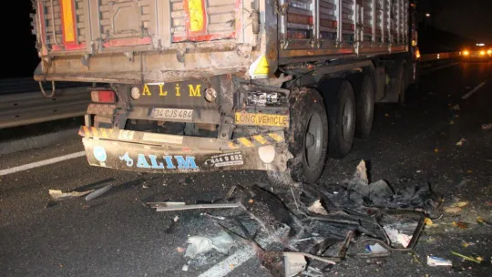 Kuzey Marmara Otoyolu'nda feci kaza: 3 ölü