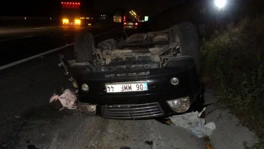 Kuzey Marmara Otoyolu'nda feci kaza: 3 ölü