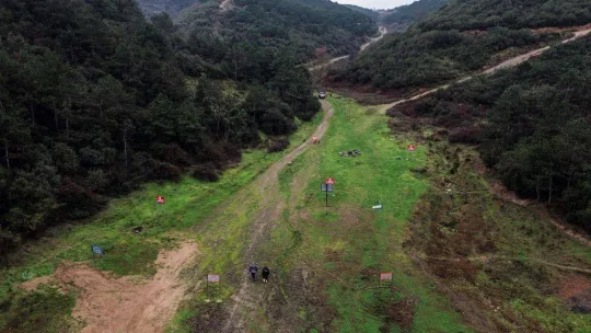 İstanbul'da kuruyan barajlarda domuz avı