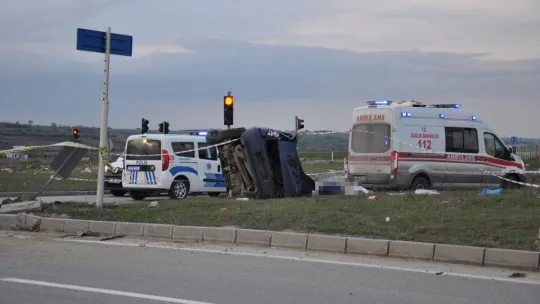Tekirdağ'da feci kaza: 1 ölü
