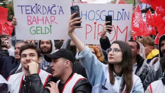 CHP lideri Kılıçdaroğlu Tekirdağ'da miting düzenledi
