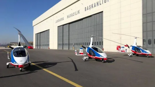 Jandarma'nın 141 beygir gücünde olan havadaki yeni gözü 'Cayrokopter'