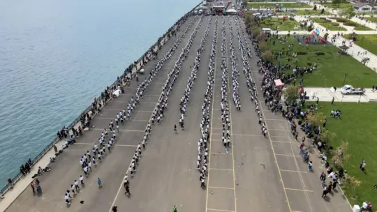 Marmara Deniz'inin kıyısında muhteşem görüntü: 1919 genç Tekirdağ karşılaması oynadı
