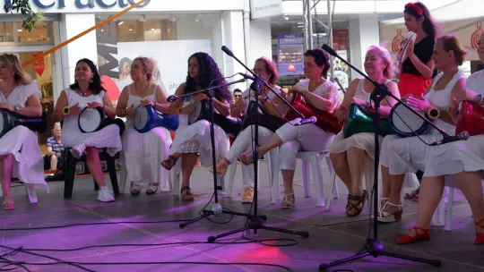 Balkan Folklor Festivali renkli görüntülere sahne oldu