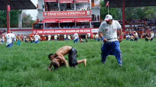 662. Tarihi Kırkpınar Yağlı Güreşleri başladı