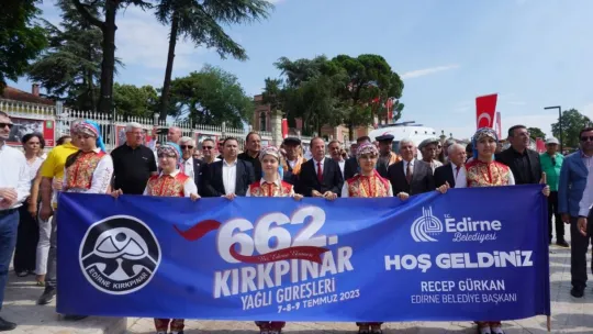 Kırkpınar'ın önemli ritüellerinden olan 'Ağa Karşılaması' yapıldı