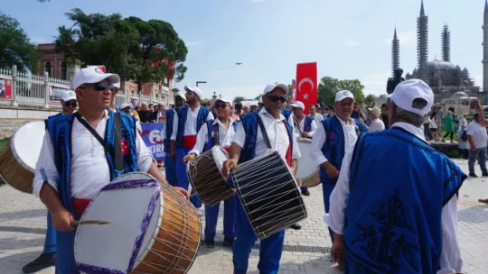Kırkpınar'ın önemli ritüellerinden olan 'Ağa Karşılaması' yapıldı