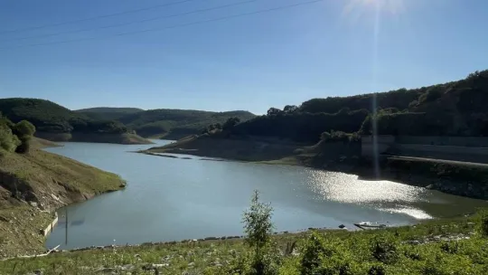 İstanbul'a su sağlayan Kırklareli'ndeki barajlarda endişelendiren manzara