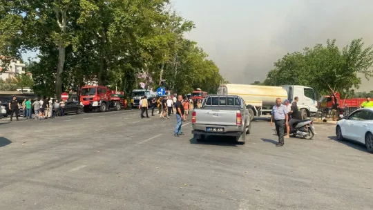 Çanakkale'de orman yangını nedeniyle 6 köy boşaltılıyor