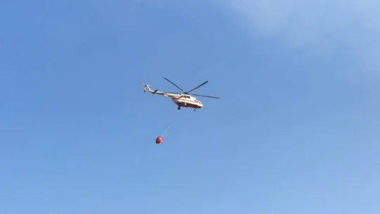 Tekirdağ'daki yangında iki mahalle boşaltılıyor