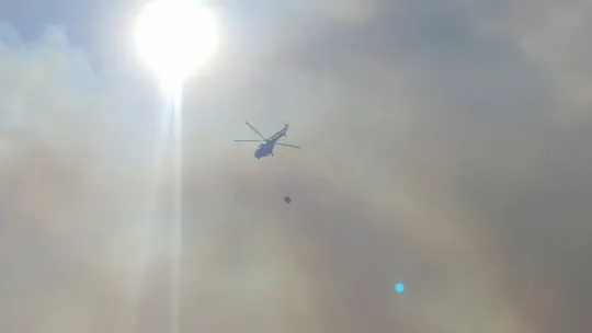 Tekirdağ'daki yangında iki mahalle boşaltılıyor