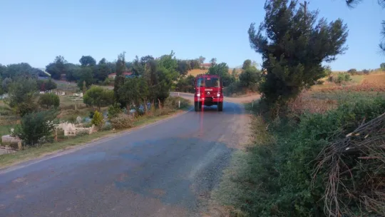 Tekirdağ'daki yangında iki mahalle boşaltılıyor
