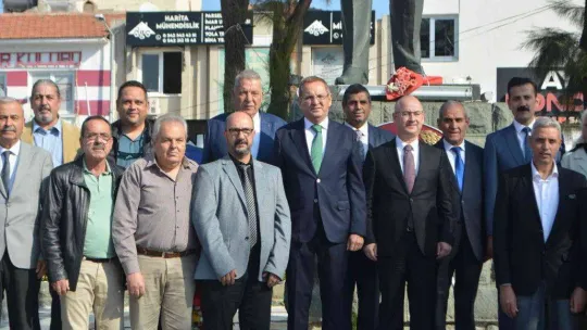 Ayvalık'ta muhtarların hatırlanma sevinci