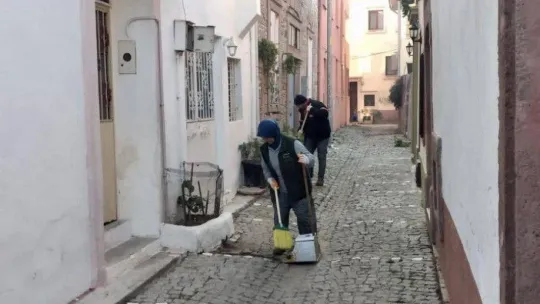 Ayvalık'ta temizlik seferberliği