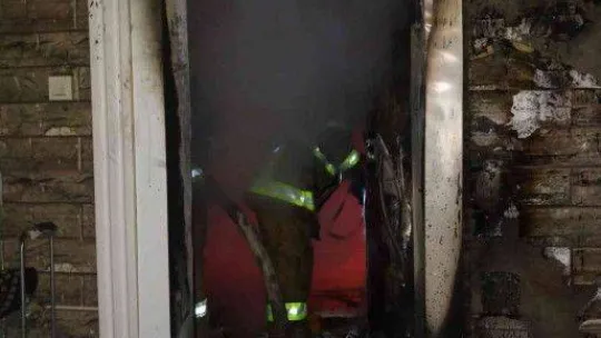 Ayvalık'ta villada çıkan yangın korku dolu anlar yaşattı