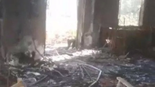 Ayvalık'ta villada çıkan yangın korku dolu anlar yaşattı