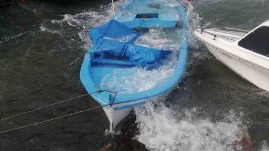 Ayvalık ve Kuzey Ege'de fırtına etkili oluyor